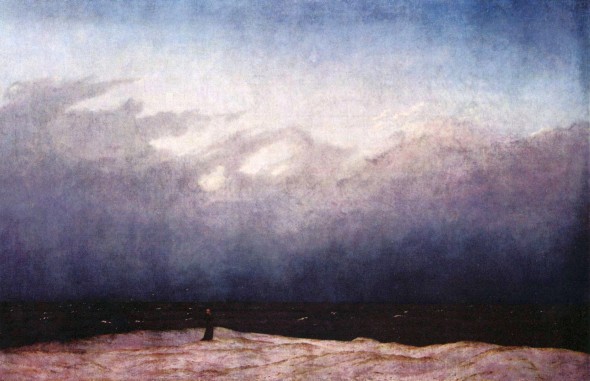 C.D. Friedrich, Monaco in riva al mare, 1809-1810