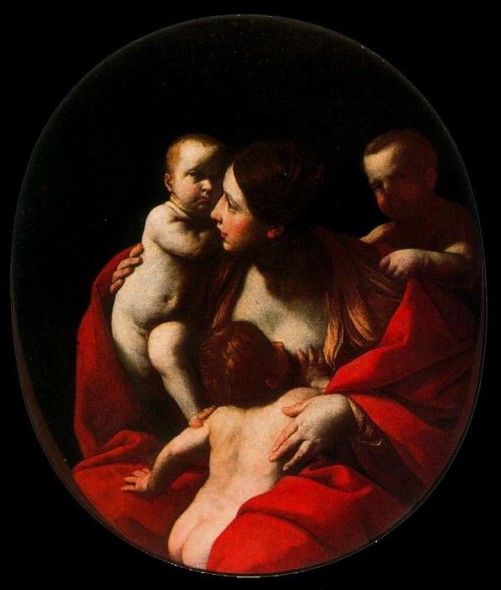 Guido Reni (Bologna 1575 – 1642) La Carità cristiana, 1604 – 1607. Firenze, Galleria Palatina di Palazzo Pitti