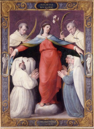 Jacopo Zanguidi, detto il Bertoja (Parma 1544 – 1574) Madonna della Misericordia, 1564. Parma Museo Nazionale