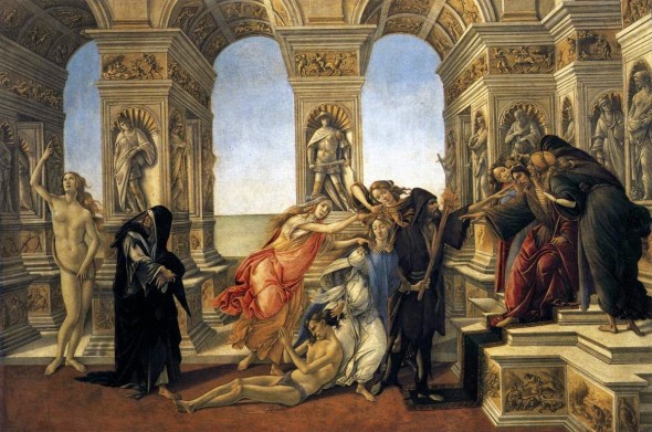 L'Allegoria della calunnia di Botticelli 