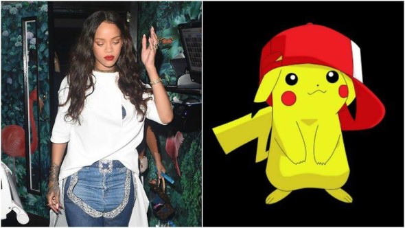 Rihanna e Pikachu