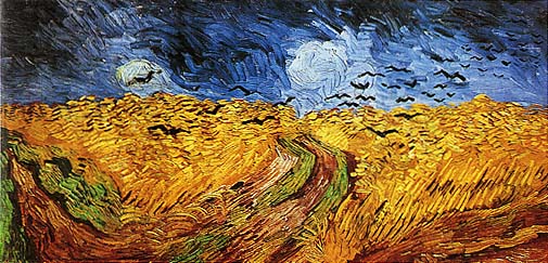 V.Van Gogh, Campo di grano con volo di corvi, luglio 1890