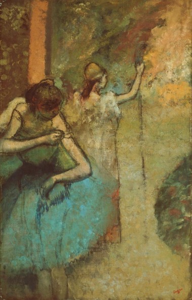 Edgar Degas Dancer adjusting the strap of her bodice (Danseuse rajustant l’épaulette de son corsage) 1885–1905