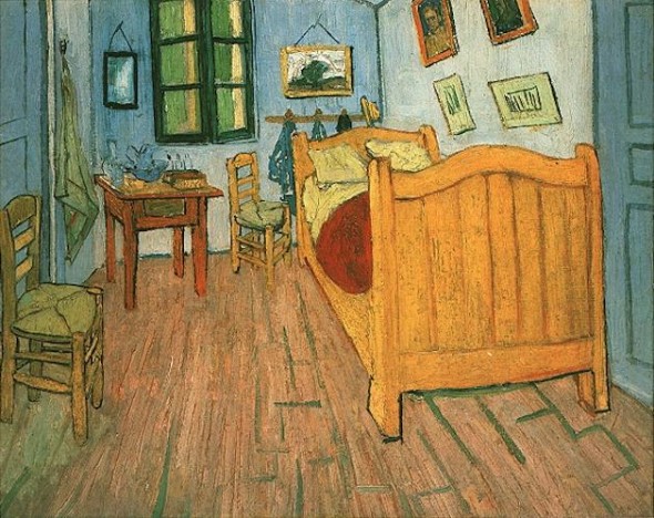 V.Van Gogh, La camera gialla, 1888