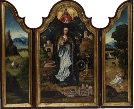 Trittico litanie della Vergine di Adrian Isenbrant