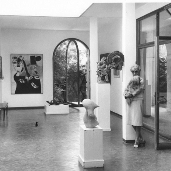 Peggy Guggenheim nella sua casa di Venezia, oggi museo