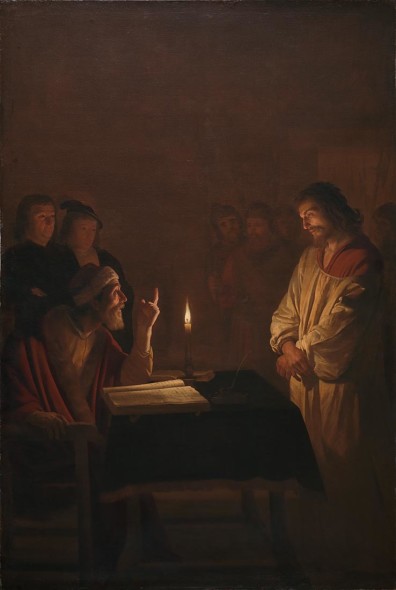 Gerrit van Honthorst Christ before the High Priest, about 1617 Oil on canvas 272 x 183 cm © The National Gallery, London 