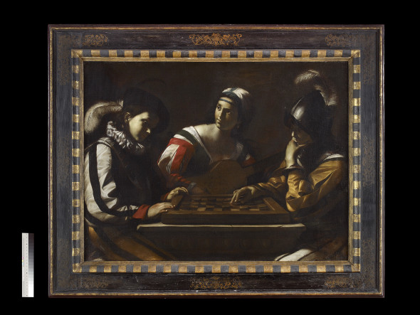 Mattia Preti, called II Calabrese Draughts Players, about 1635 Oil on canvas 107.9 × 142.2 cm © Ashmolean Museum, University of Oxford 
