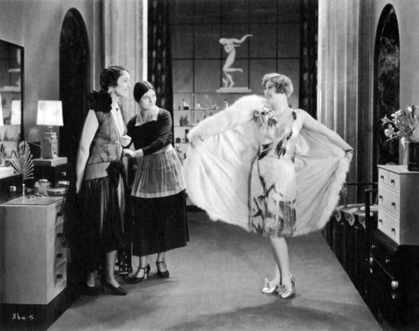 Crawford in one of the Art Deco surroundings of the movie.
