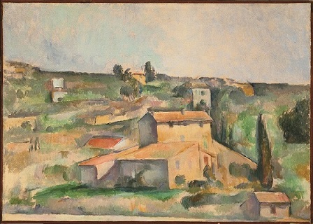 Paul Cézanne (Aix-en-Provence 1839 – 1906) Campagnes de Bellevue (Paesaggio)  1885-1887 Olio su tela, cm 36,2x50,2 Washington DC, The Phillips Collection