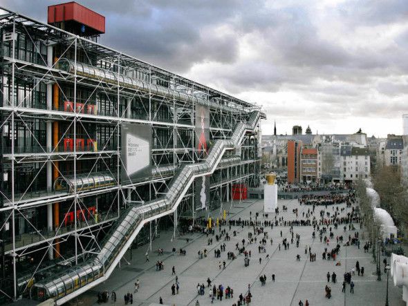 Renzo Piano, Centre Pompidou, Parigi