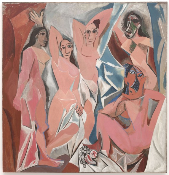 P.Picasso, Les demoiselles d'Avignon,1907,  Museum of Modern Art, New York