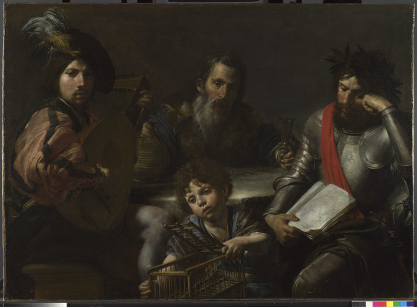 Valentin de Boulogne The Four Ages of Man, about 1629 Oil on canvas 96.5 x 134 cm © The National Gallery, London 
