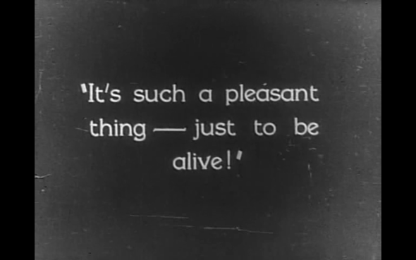 A hedonistic phrase from the movie, which sums up the ideals of the 1920s youth.