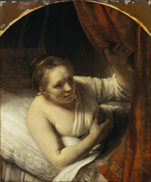 Rembrandt. Una donna nel letto 