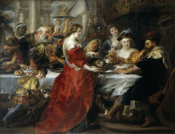  il Banchetto di Erode di Rubens