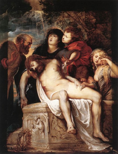 Rubens, Compianto sul corpo di Cristo deposto o Sepoltura Borghese, 1605/1606, Roma, Galleria Borghese