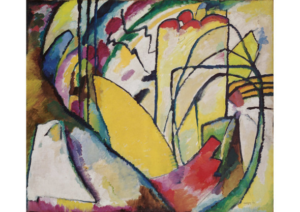 Wassily Kandinsky, Improvisation 10, 1910, Öl auf Leinwand Fondation Beyeler, Riehen/Basel, Sammlung Beyeler