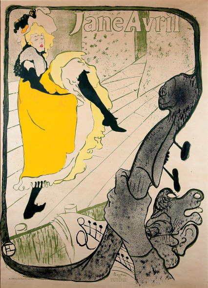Henri de Toulouse-Lautrec Jane Avril (Before Letters) 1893 mostra verona amo