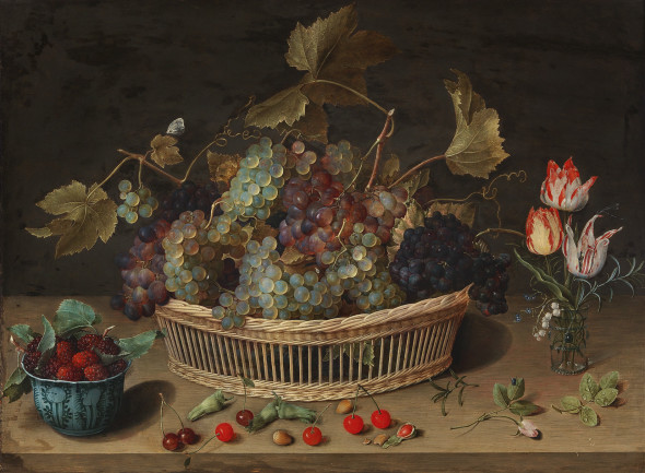Isaac Soreau (attivo 1620-1638) Natura morta autunnale, olio su tavola, 60 x 83 cm  stima € 200.000 - 300.000 