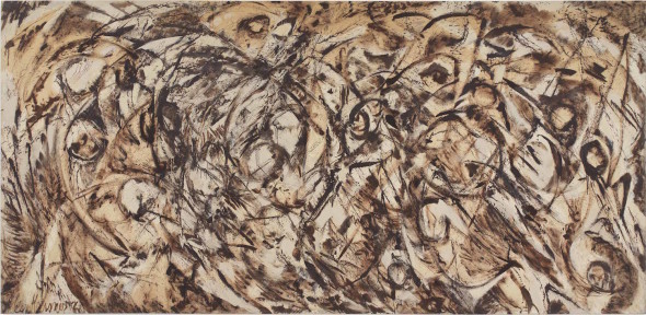 Lee Krasner  The Eye is the First Circle, 1960  Oil on canvas, 235.6 x 487.4 cm  Private collection, courtesy Robert Miller Gallery, New York  (c) ARS, NY and DACS, London 2016 