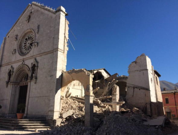 basilica di San Benedetto di Norcia terremoto