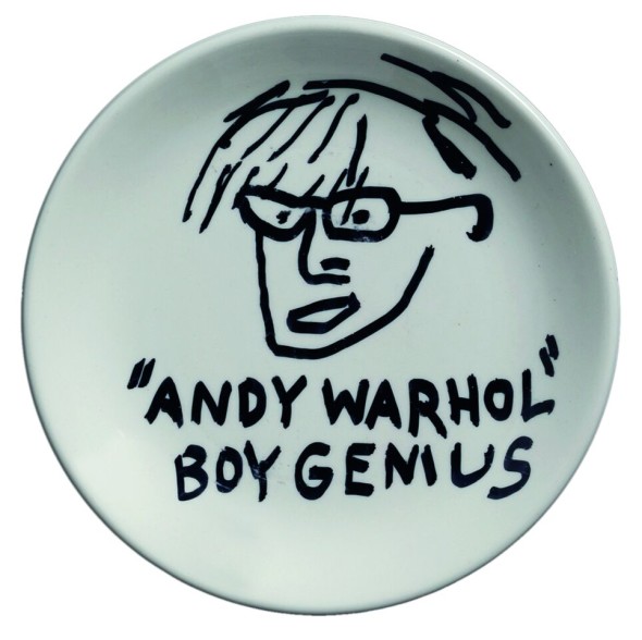 Jean-Michel Basquiat "Andy Warhol" Boy Genius, 1983-84 MUDEC Milano Mugrabi Collection