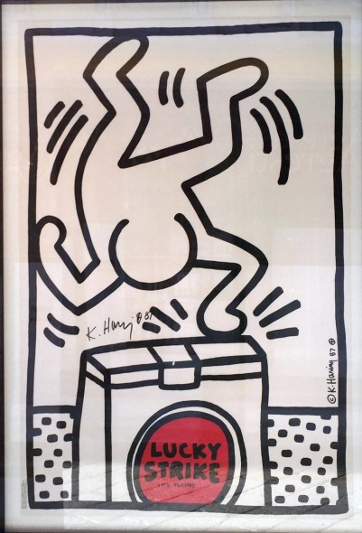 Keith Haring, Lucky Strike, Litografia su carta firmata, 70x100 cm © Miart Gallery