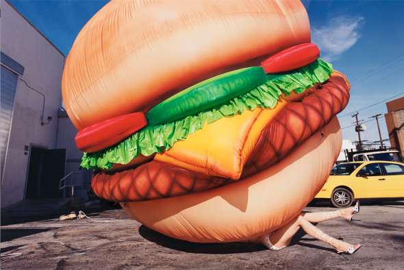David LaChapelle, Death by Hamburger, 2001. C-Print Courtesy of the artist and Staley-Wise Gallery, New York