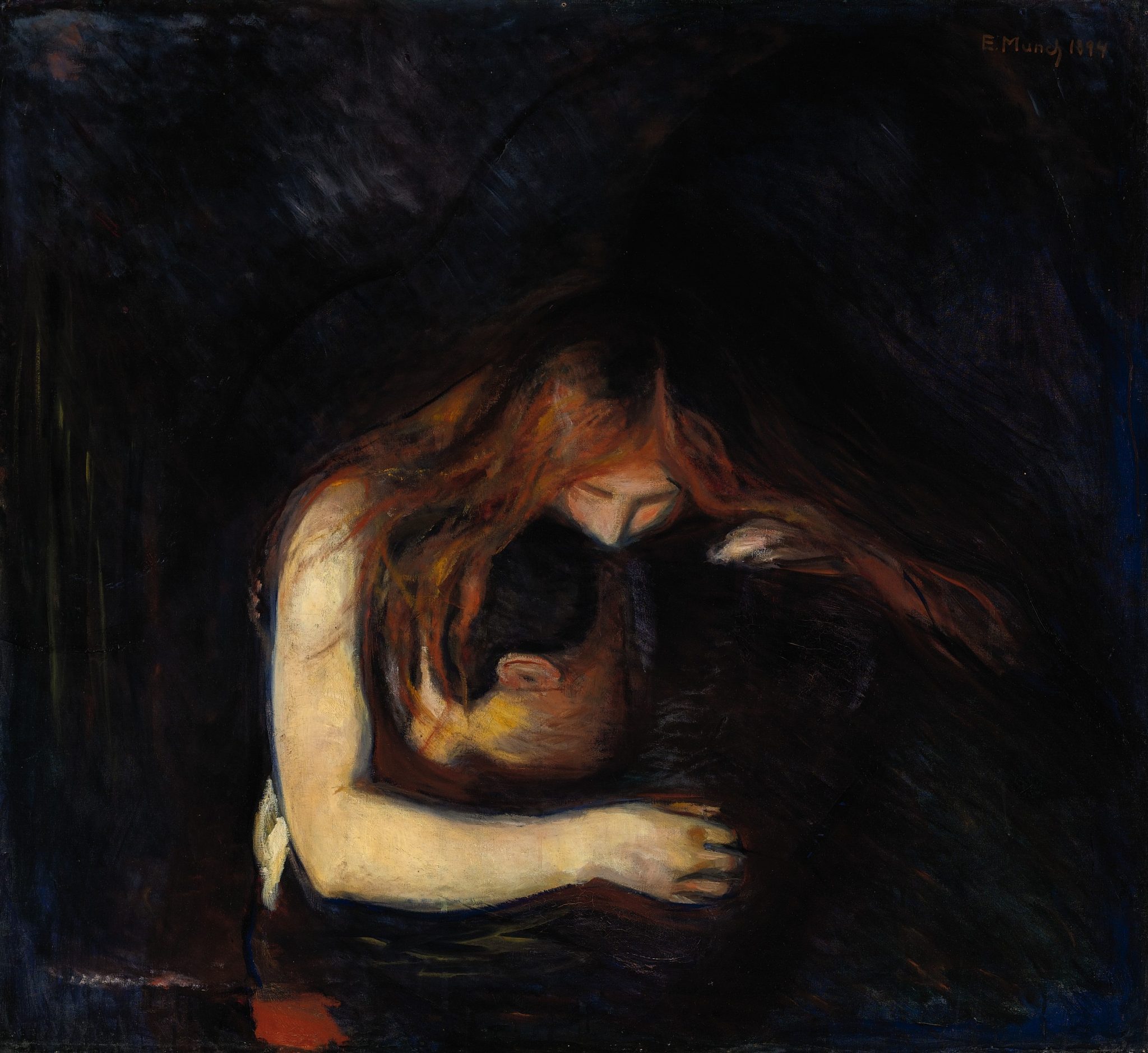 Edvard Munch Vampire (1894) top price