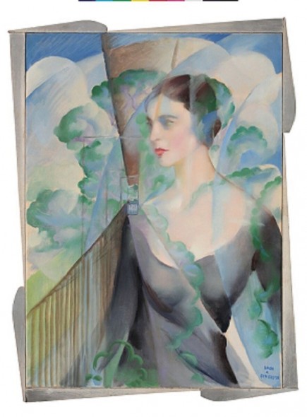 Giacomo Balla -  Benedetta, 1951           olio su tela, cm 79,5x56,5           Roma, Collezione Francesca Barbi Marinetti