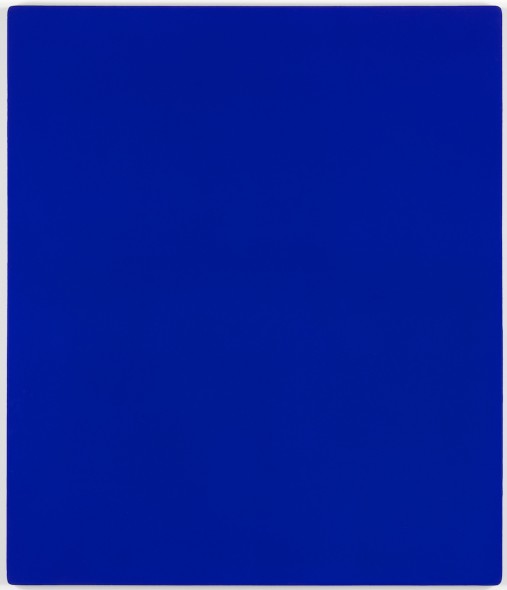 Yves Klein, 1928-1962 Untitled blue monochrome, (IKB 79) 1959 Paint on canvas on plywood  1397 x 1197 x 32 mm   © Yves Klein, ADAGP, Paris and DACS, London 2016