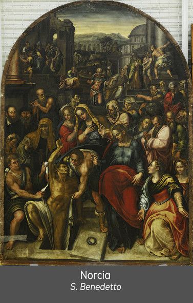 Michelangelo Carducci, Resurrezione di Lazzaro, Norcia