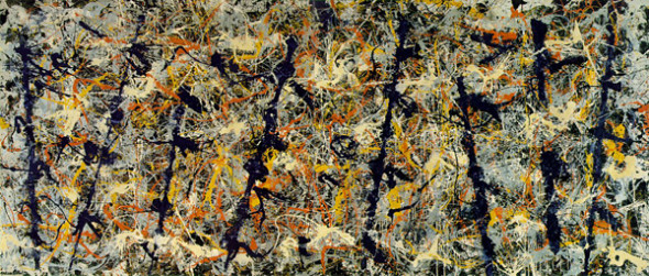 Jackson Pollock, Blue Poles: Number 11, 1952
