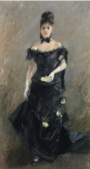 Berthe Morisot Femme en noir 1875