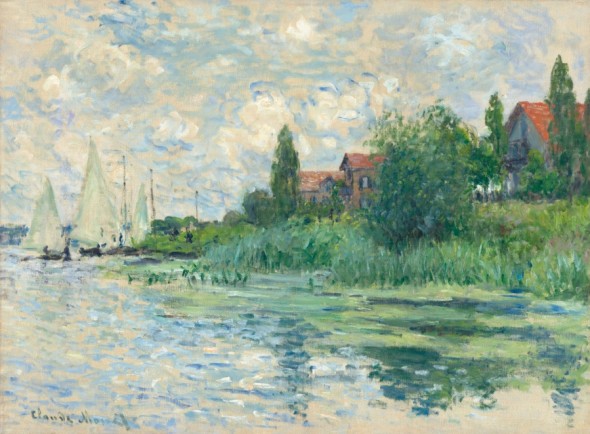 Claude Monet Les Bords de la Seine au Petit-Gennevilliers 1874 Lambrecht