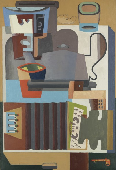 Le Corbusier, Accordéon, carafe et cafetière 1926 Christie's