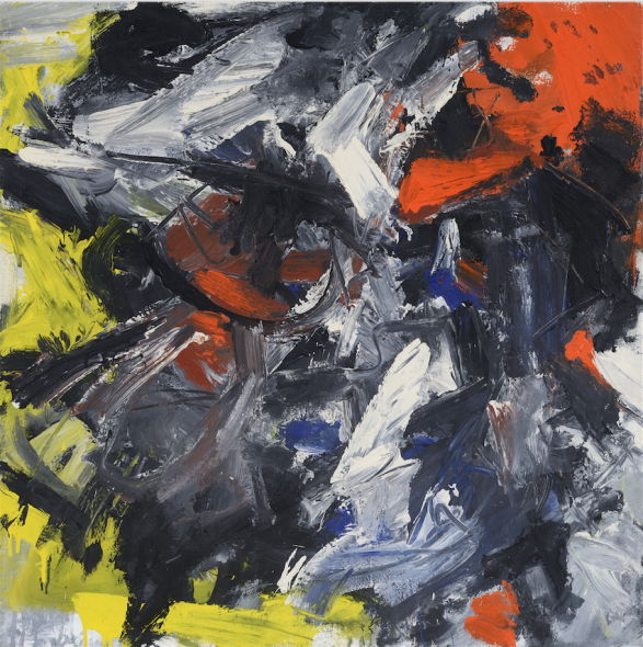 Emilio Vedova Senza titolo - 1 - (N.13), 1960-1961 olio su tela 110,5 x 110,3 cm 