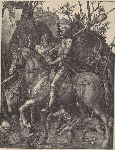 Albrecht Dürer, Cavaliere, Morte e Diavoli, 1513-4