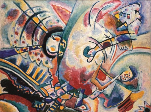 Vasilij Kandinskij Non-obiettivo (Le naïves), 1910 Olio su tela, cm 50 × 66 Krasnodar, Museo Regionale d’Arte © Krasnodar Regional Arts Museum after F. A. Kovalenko, Krasnodar, Russia