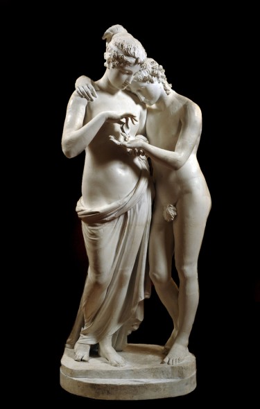 Antonio Canova, Amore e Psiche, marmo, 158 x 68 x 55 cm. Possagno, Gipsoteca Antonio Canova