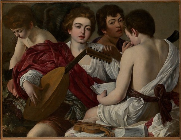 The Musicians Caravaggio (Michelangelo Merisi) , 1595 Oil on canvas