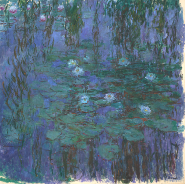 Claude Monet Nymphéas, 1916-19 Huile sur toile, 2,04 x 2 m Paris, musée d’Orsay, RF 1981-40 © RMN-Grand Palais (musée d'Orsay) / Hervé Lewandowski