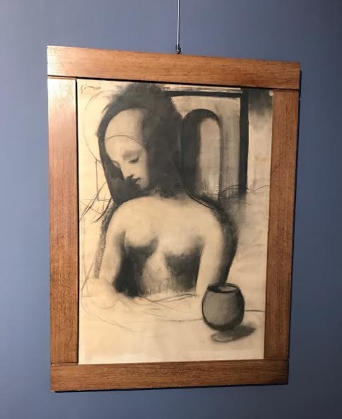 Mario Sironi, Nudo con bicchiere, 1922-23 mostra Verbania museo del paesaggio