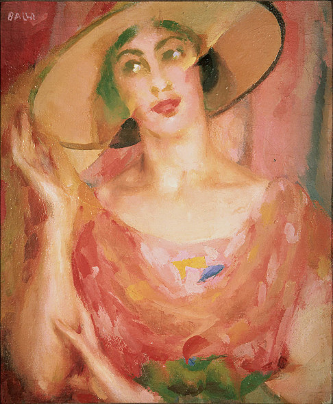 Giacomo Balla Veli rosa. Ritratto di Luce, 1921 - Olio su tela © Galleria Nazionale d’Arte Moderna e Contemporanea di Roma