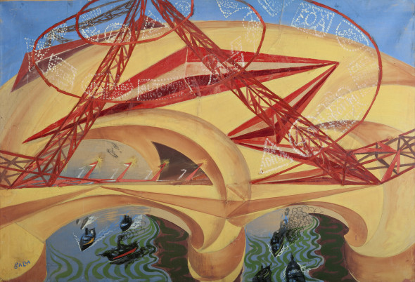Giacomo Balla, Ponte della velocità, 1913-15   © Galleria Nazionale d’Arte Moderna e Contemporanea di Roma