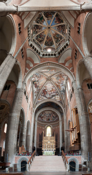 Giovanni Francesco Barbieri detto il Guercino, Affreschi della Cupola del Duomo di Piacenza, 1626-1627