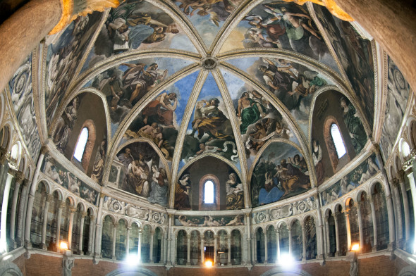 Giovanni Francesco Barbieri detto il Guercino, Affreschi della Cupola del Duomo di Piacenza, 1626-1627