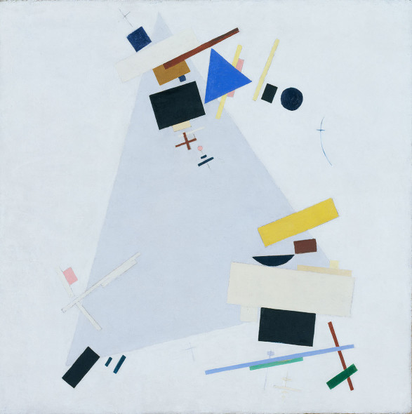  Kazimir Malevich, Dynamic Suprematism Supremus, c. 1915. Oil on canvas. 80.3 x 80 cm. Tate: Purchased with assistance from the Friends of the Tate Gallery 1978 Photo © Tate, London 2016