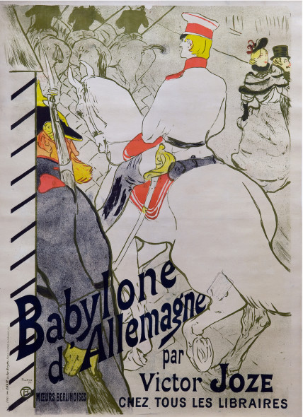 Henri de Toulouse-Lautrec Babylone d'Allemagne 1884 mostra verona AMO